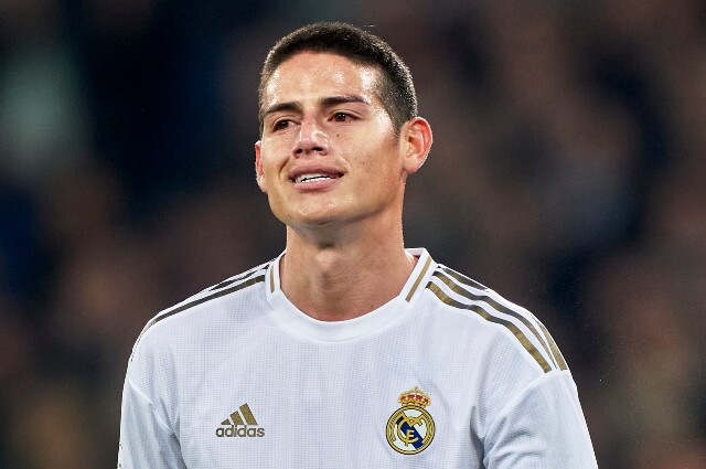 James Rodríguez, jugador del Real Madrid 