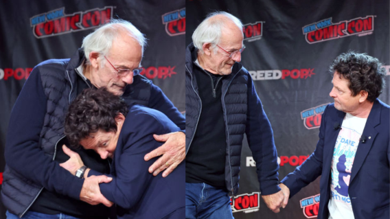 Michael J. Fox y Christopher Lloyd protagonizaron un conmovedor reencuentro.png Michael J. Fox y Christopher Lloyd protagonizaron un conmovedor reencuentro.png