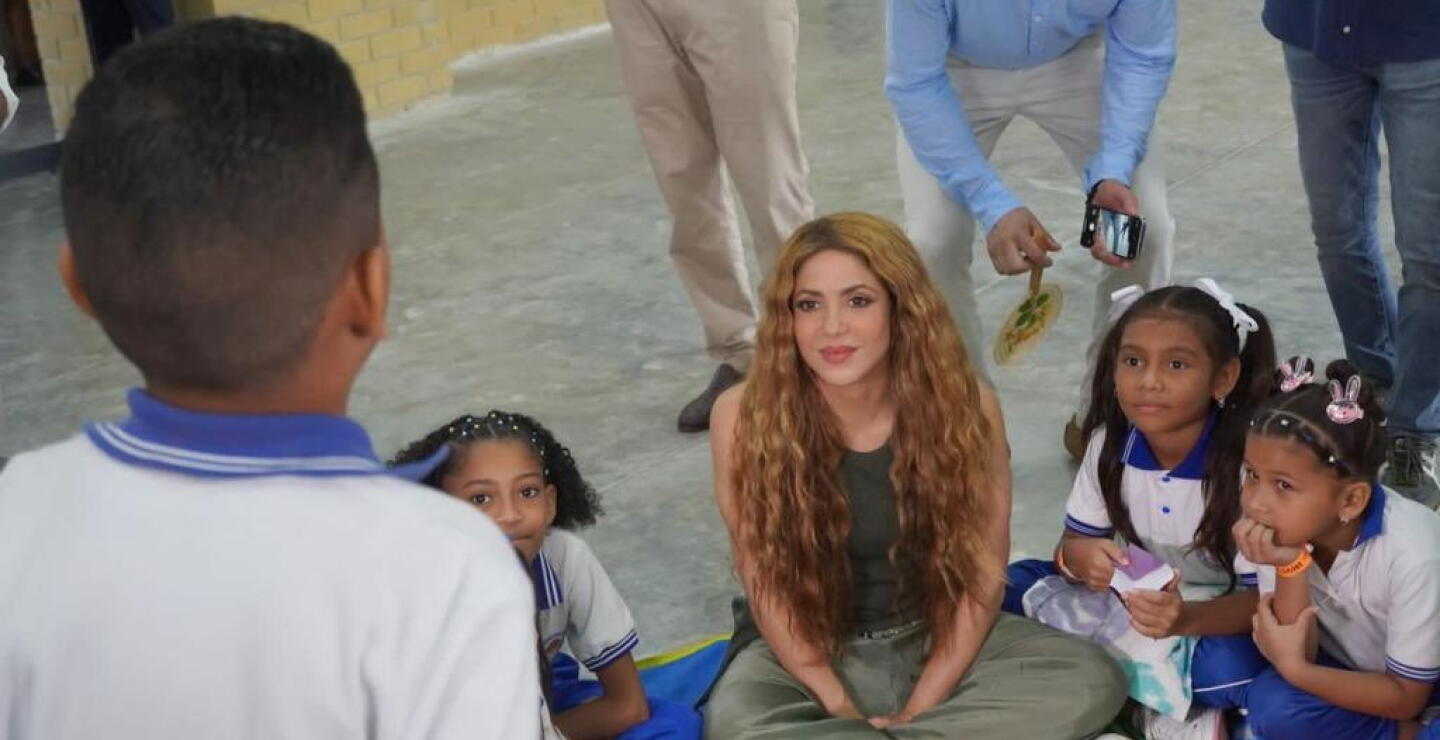 Shakira abrió las puertas de un megacolegio que formará a los niños de Barranquila 
