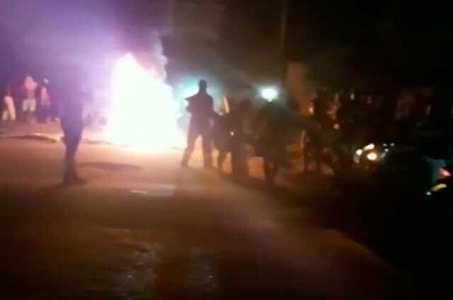 Asonada en Aracataca por mal servicio de energía