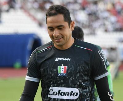 James Aguirre, arquero de Once Caldas. James Aguirre, arquero de Once Caldas.