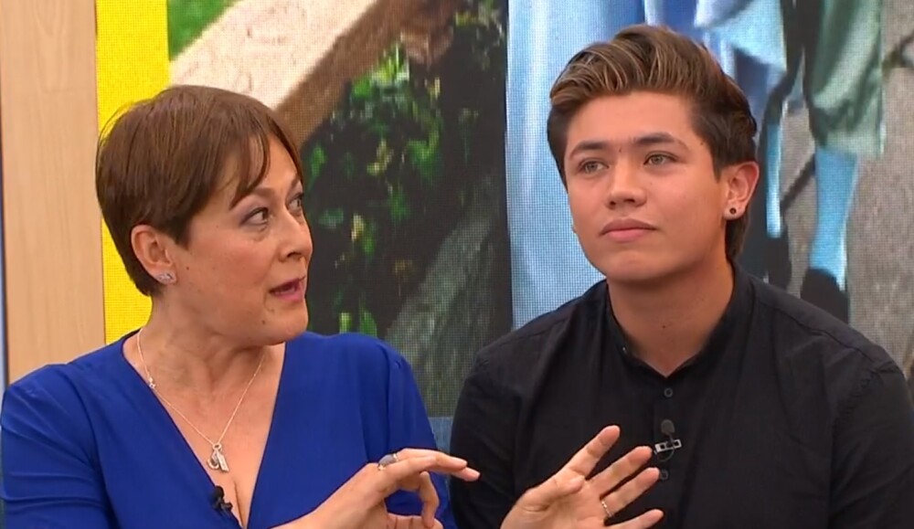 Alina Lozano y Jim Velasquez