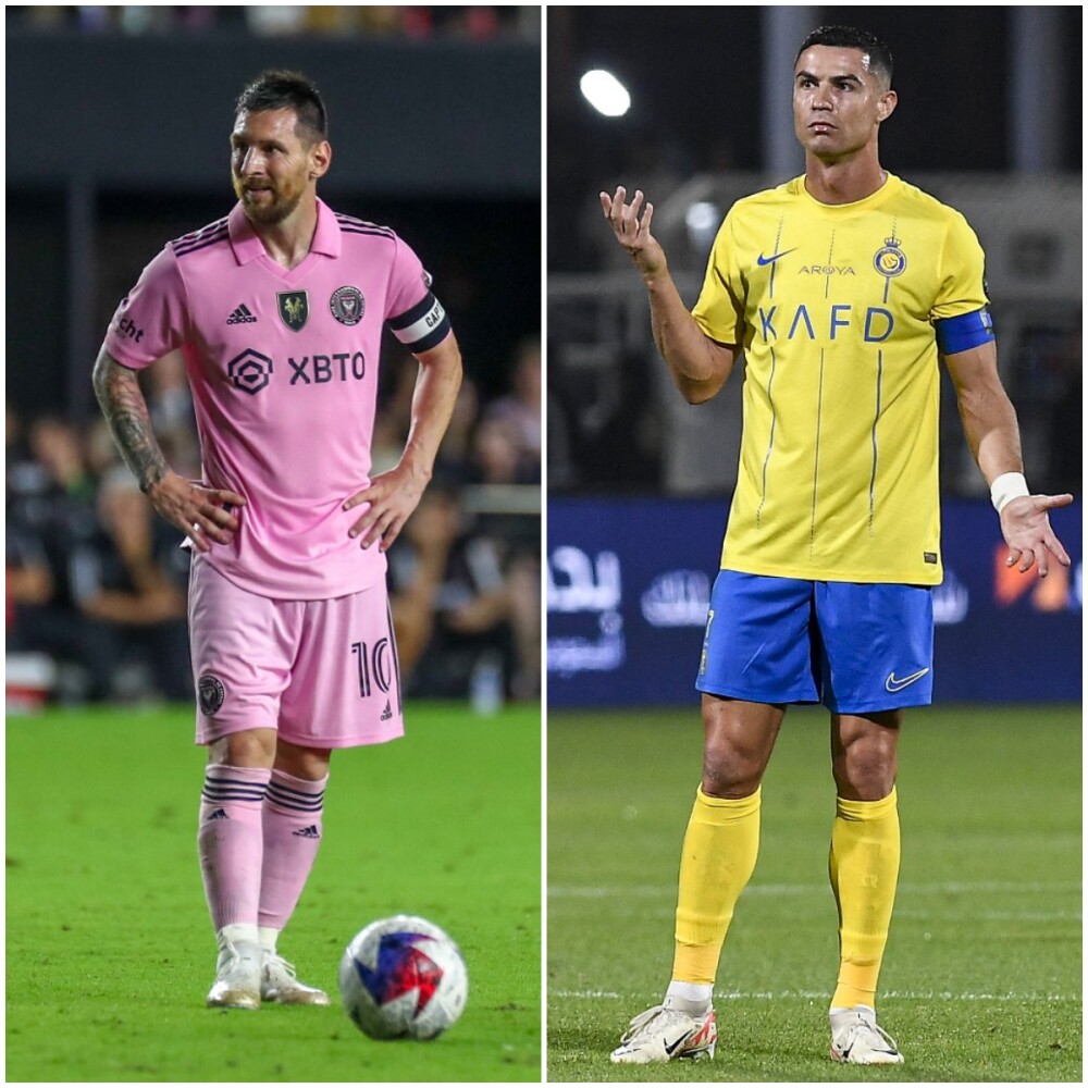 messi y ronaldo hablando