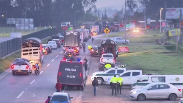 Bloqueos en Cundinamarca