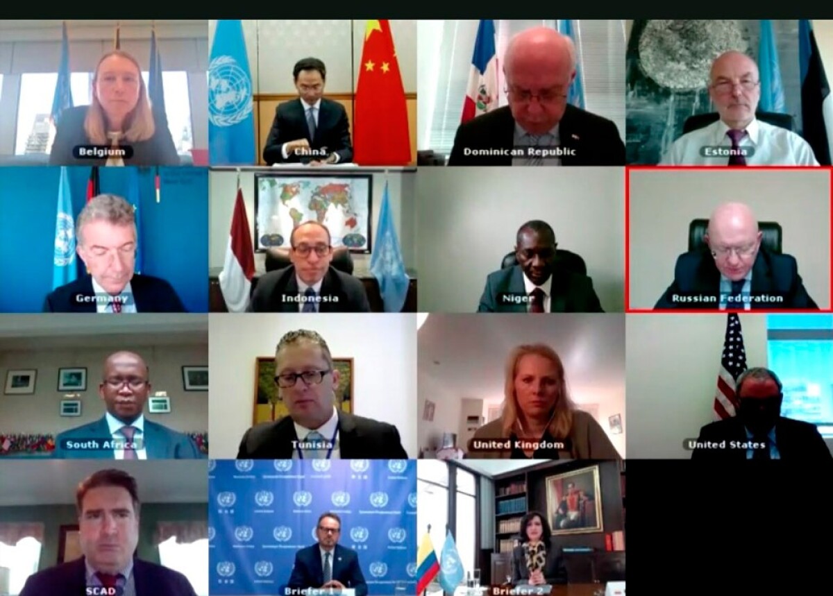 Canciller Claudia Blum ante el Consejo de Seguridad de la ONU : Foto: Twitter @CancilleriaCol.jpeg