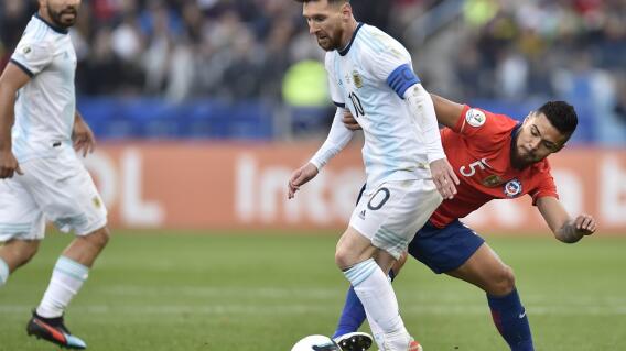 338089_BLU Radio. Argentina consiguió el tercer puesto tras marcar 2-1 contra Chile // Foto: AFP