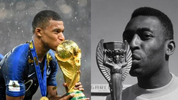 Mbappé y Pelé Mbappé y Pelé