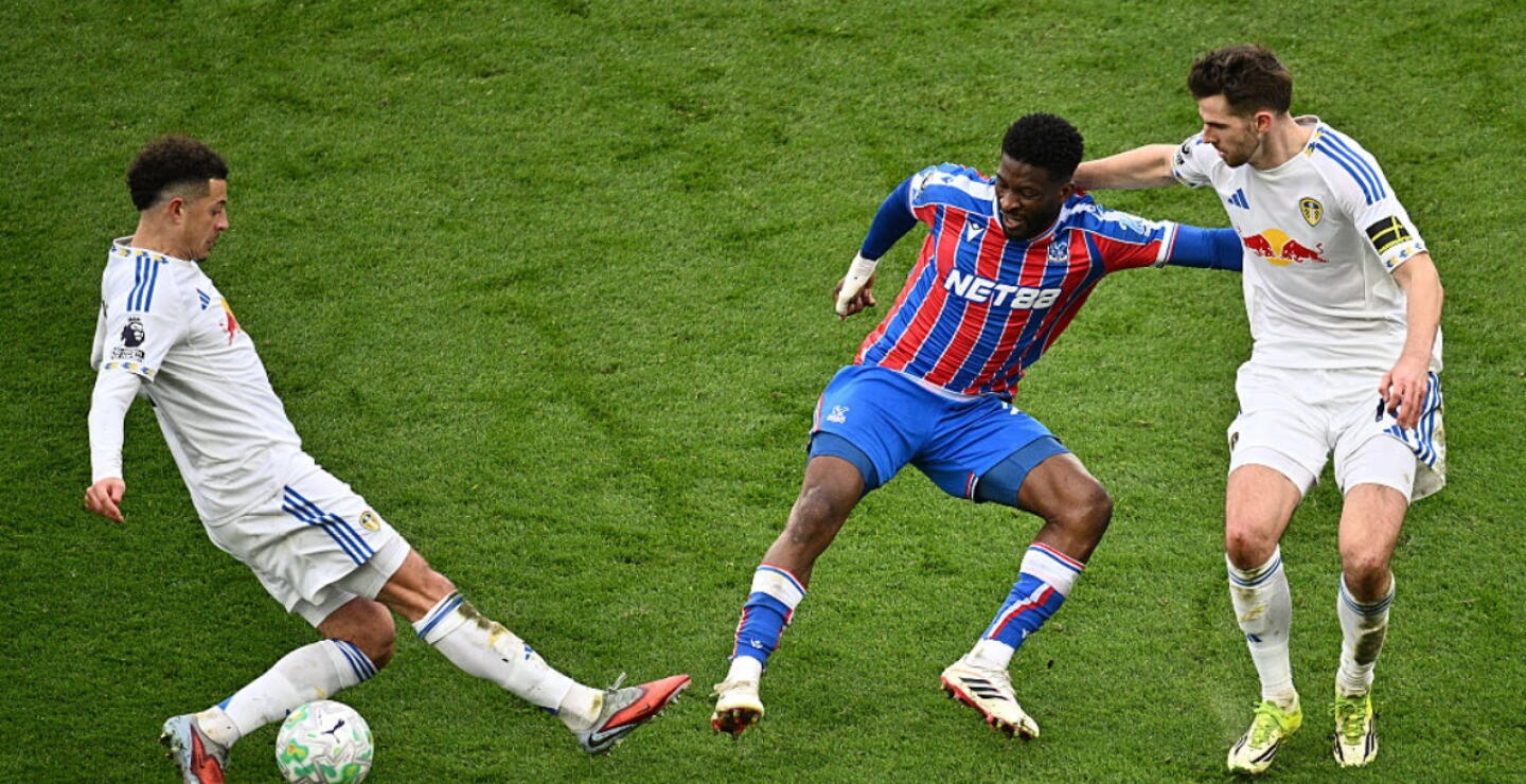 Jefferson Lerma en Crystal Palace vs. Leeds por la Premier League.