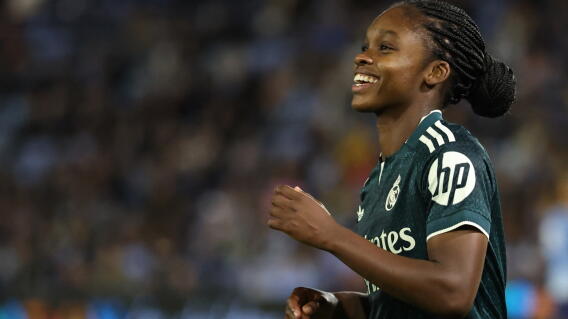 Linda Caicedo, delantera colombiana que es figura en el Real Madrid. 