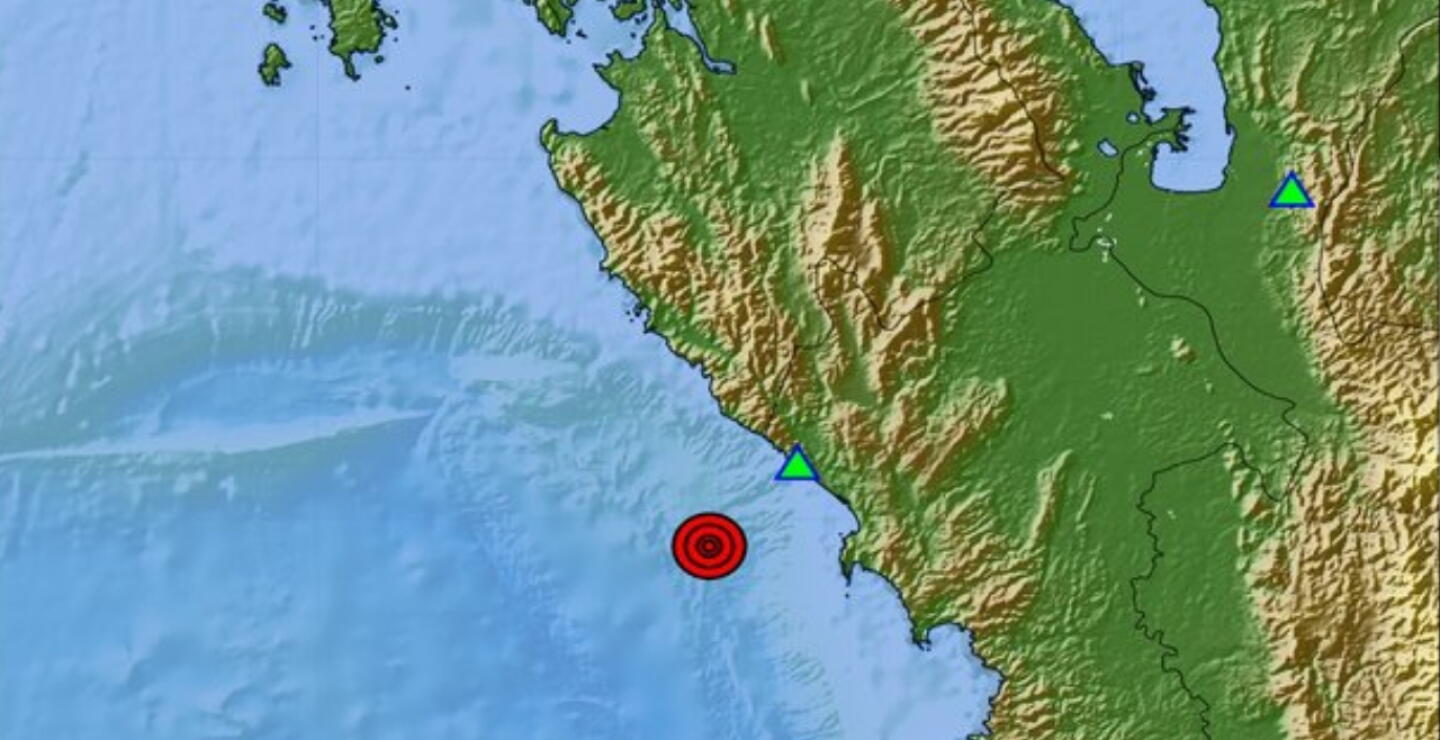 Temblor de magnitud 3,6 se registró en el Pacífico colombiano, cerca de Juradó (Chocó)