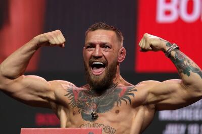 Conor McGregor, luchador irlandés en categorías de peso ligero y peso wélter de Ultimate Fighting Championship Conor McGregor, luchador irlandés en categorías de peso ligero y peso wélter de Ultimate Fighting Championship