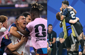 Selección de España y Selección de Argentina 