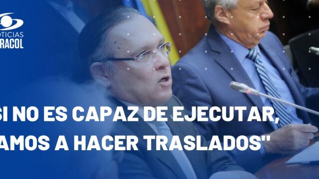 "Es vergonzoso con los colombianos": Efraín Cepeda critica a Minhacienda por ejecución presupuestal "Es vergonzoso con los colombianos": Efraín Cepeda critica a Minhacienda por ejecución presupuestal