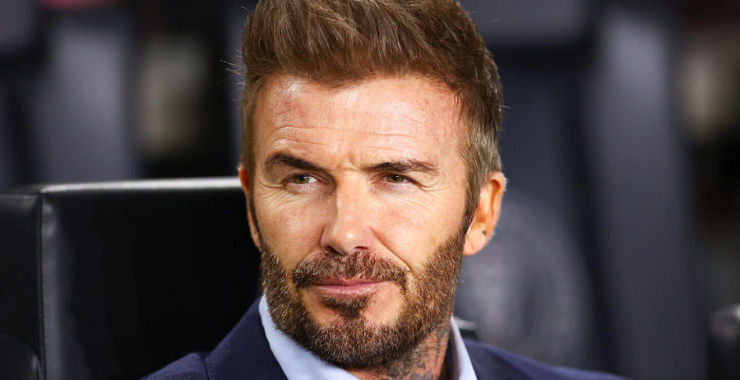 David Beckham, exfutbolista inglés. 