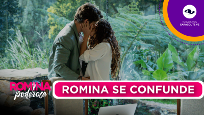 Romina empieza a confundirse con Santiago.