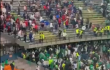 Incidentes en las tribunas del Atanasio Girardot en el partido de Nacional vs. Junior. 