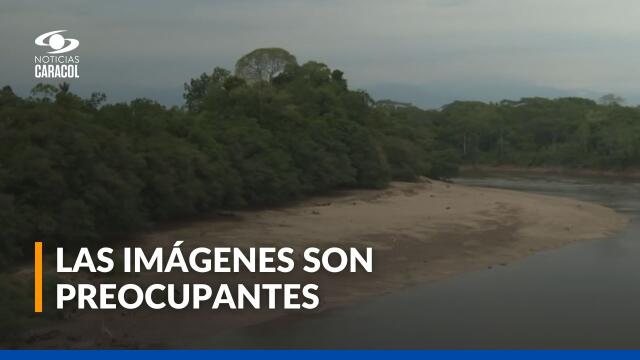 Nivel del río Putumayo ha bajado más del 30% por efectos de la sequía Nivel del río Putumayo ha bajado más del 30% por efectos de la sequía