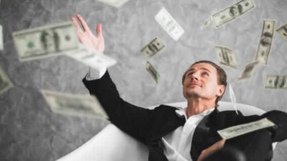 Imagen referencial, buena suerte económica Imagen referencial, buena suerte económica