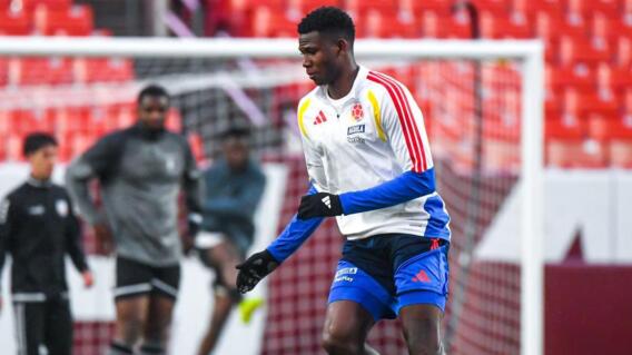 Yerson Mosquera, defensor de la Selección Colombia. 