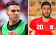Radamel Falcao García y Amir Nasr-Azadani