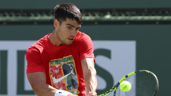 Carlos Alcaraz, tenista español en Indian Wells Carlos Alcaraz, tenista español en Indian Wells