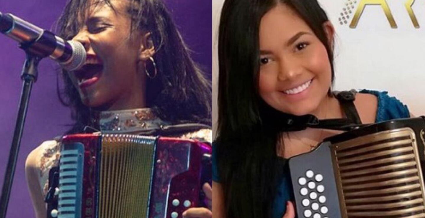 332530_Blu Radio/ Acordeonistas Leidy Salgado y Jeimy Arrieta. Foto: Instagram