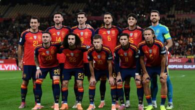 Selección de España en uno de los partidos al Mundial 2026.