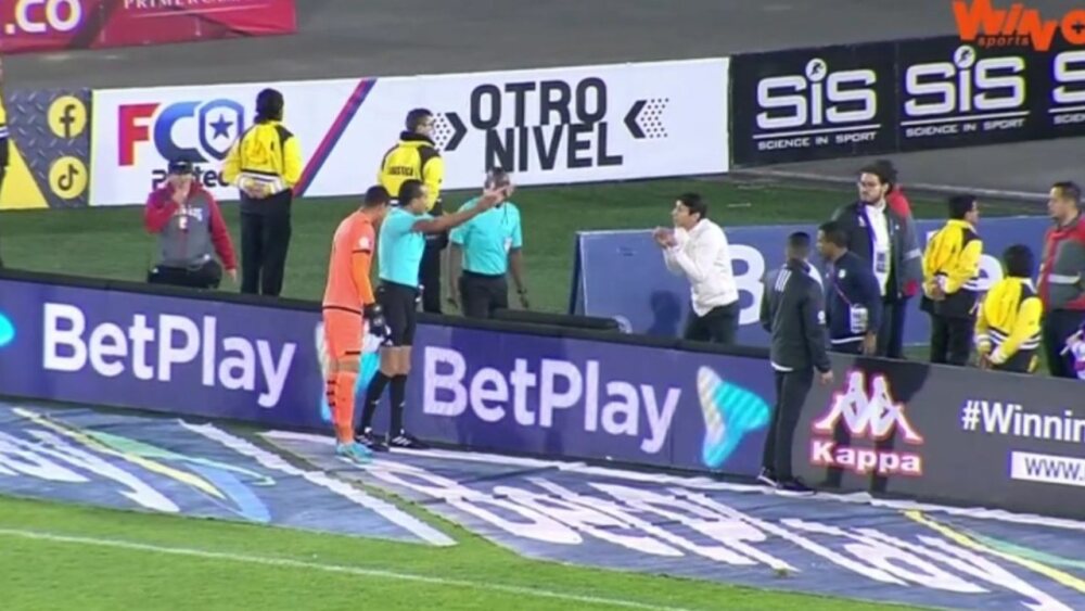 Pelea de Santa Fe y Cali