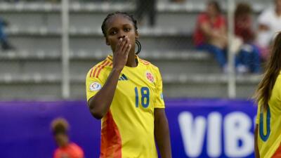 Linda Caicedo, delantera de la Selección Colombia femenina. 