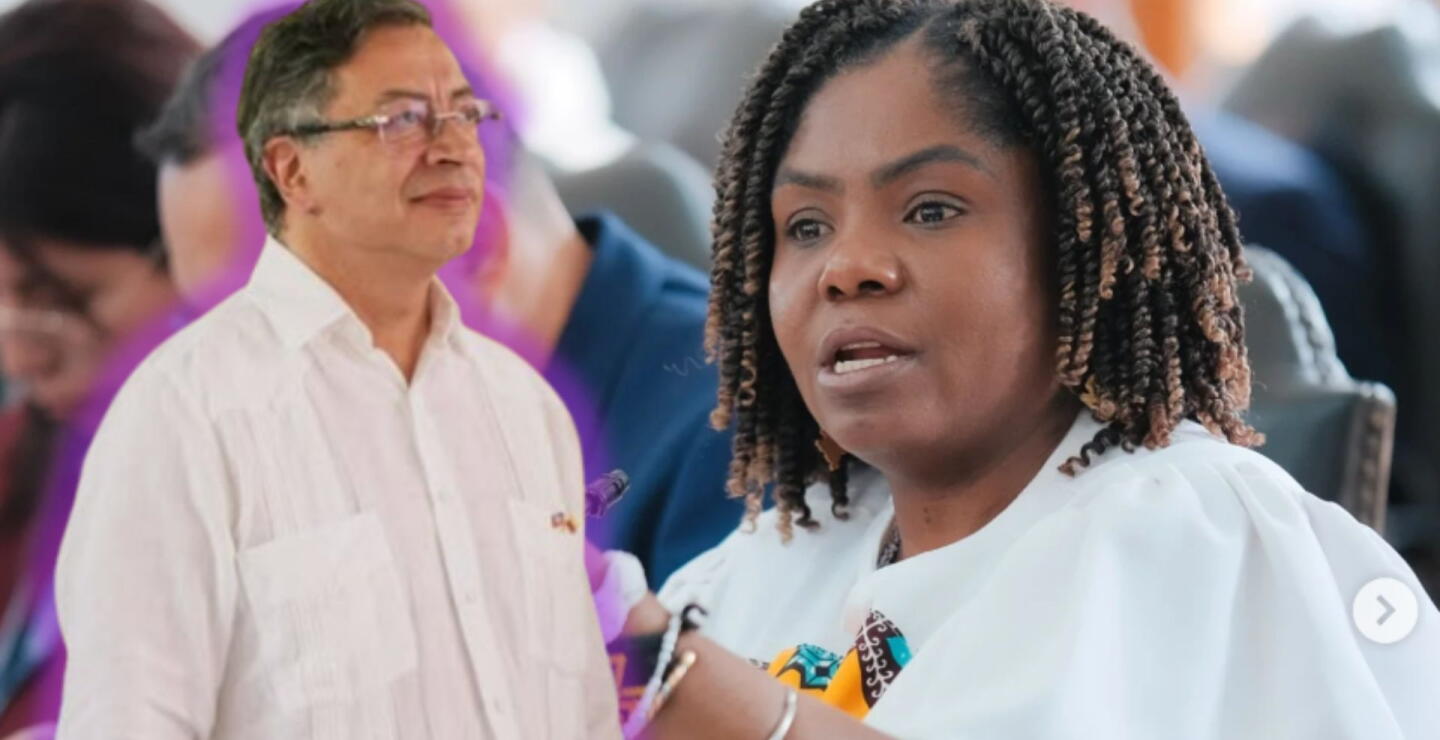 Presidente Gustavo Petro y la vicepresidente Francia Márquez han marcado una seria distancia