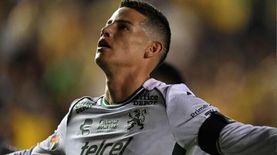 James Rodríguez, jugador del Club León James Rodríguez, jugador del Club León