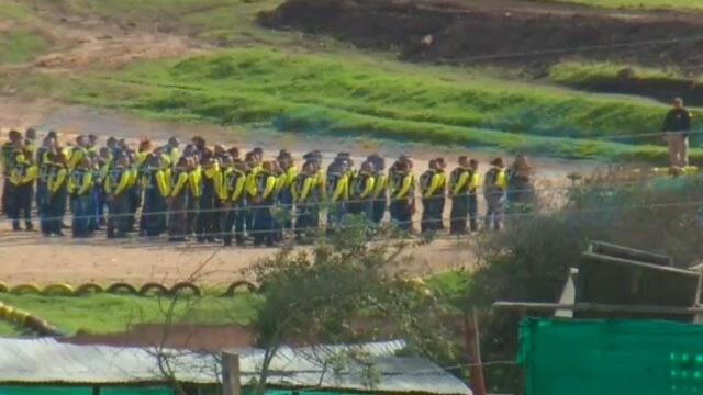 Este sería el grupo de desmovilizados de las FARC que entrenan como escoltas en Facatativá