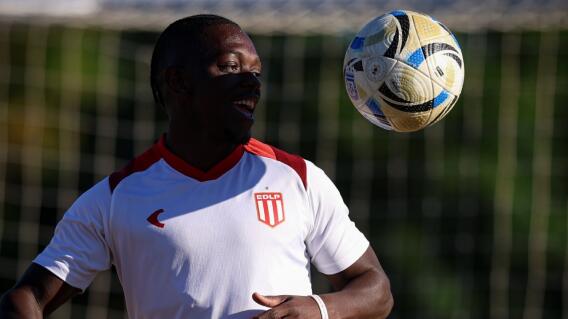 Edwuin Cetré, delantero y figura de Estudiantes de la Plata.