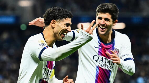 PSG le ganó a Le Harve por la Ligue 1 de Francia.