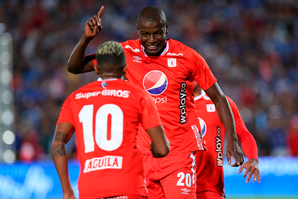 Adrián Ramos, jugador del América de Cali. Colprensa.png