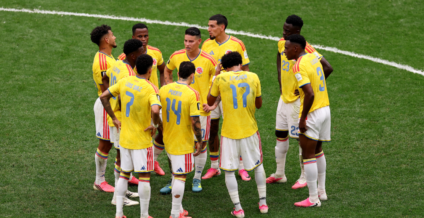 Selección Colombia en el partido ante la Selección de Suiza 