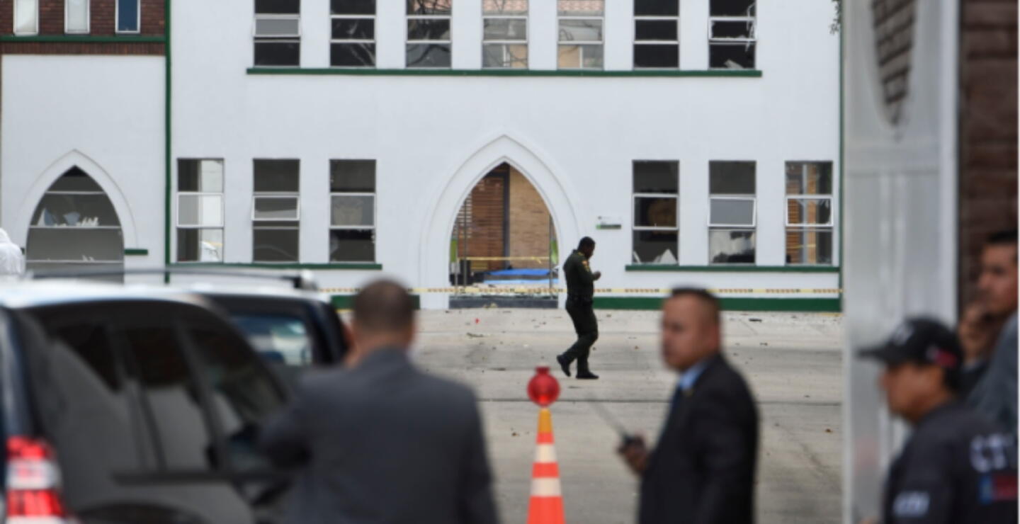 325023_BLU Radio. Escuela de Cadetes de Policía General Santander // Foto: AFP