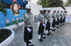 325917_Blu Radio / Homenaje a policías muertos en atentado en San José. Foto: BLU Radio