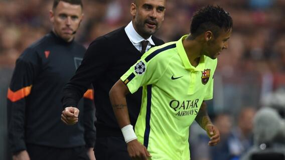 307296_BLU Radio. Guardiola y Neymar / Foto: AFP.