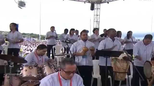 Así sonó el Gloria en ritmo caribeño durante la misa del papa en Cartagena