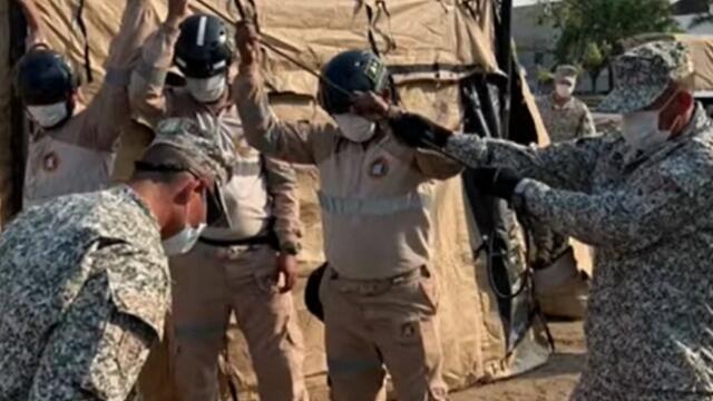 Instalan hospital de campaña en Cartagena para pacientes con COVID-19