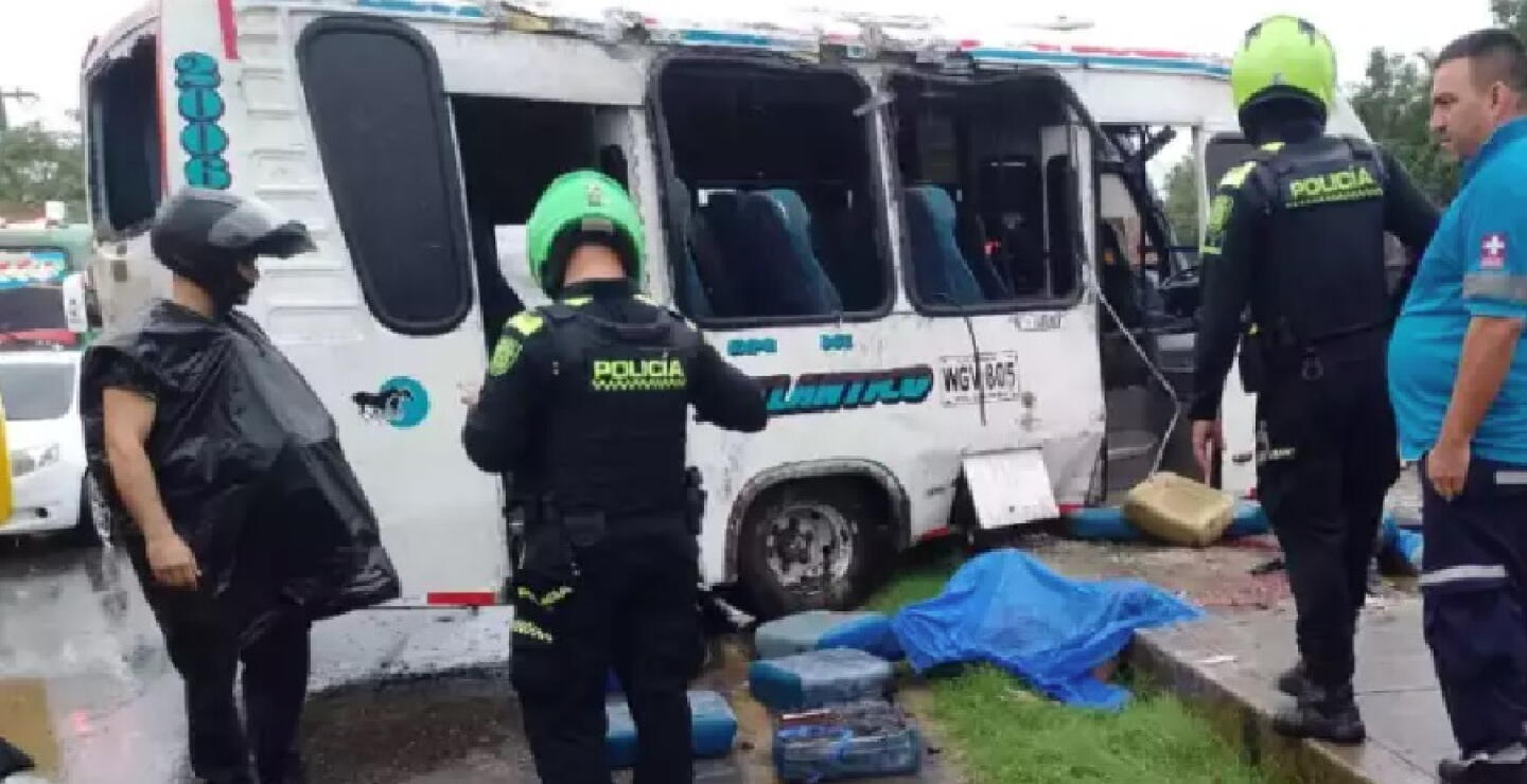 Accidente en Soledad, Atlántico: una persona murió tras el volcamiento de un bus