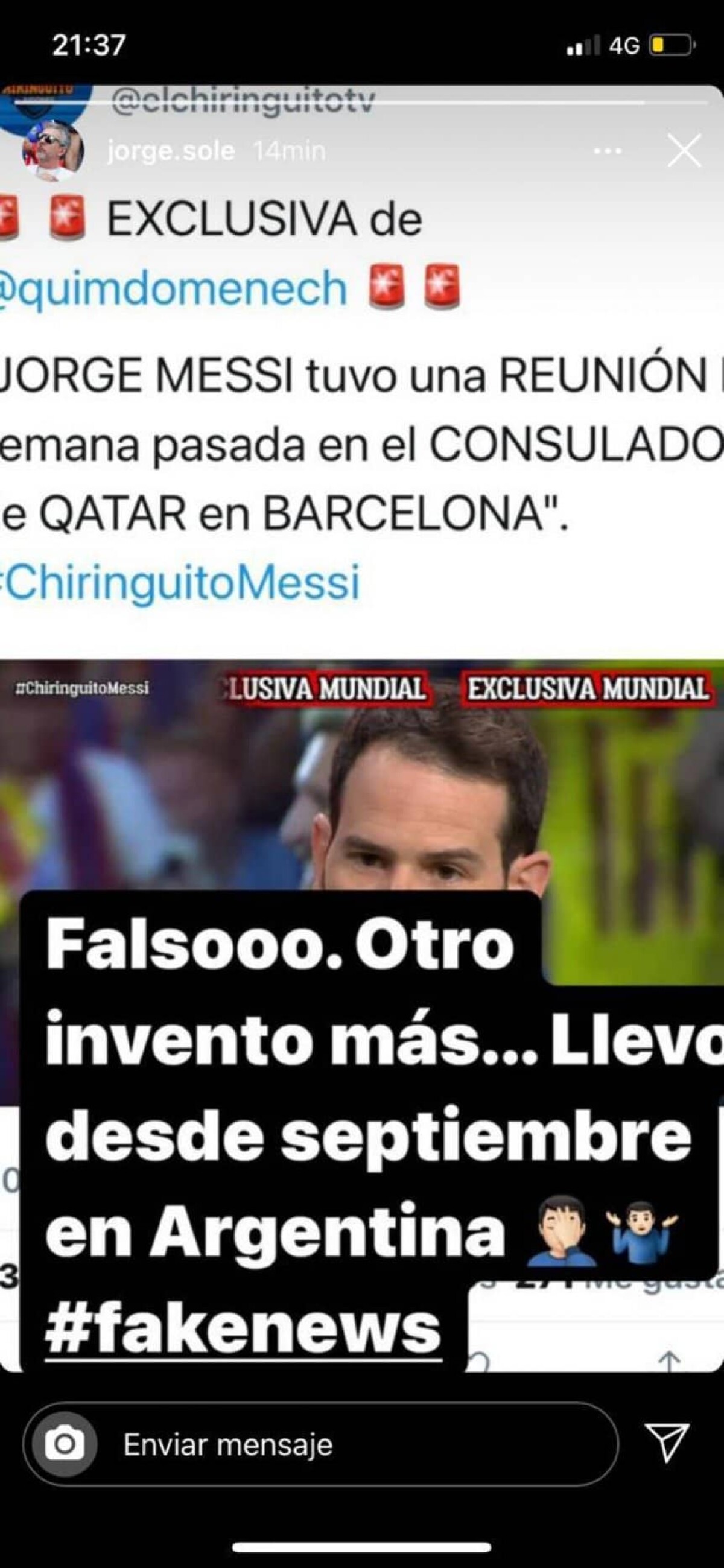 Jorge Messi y El Chiringuito