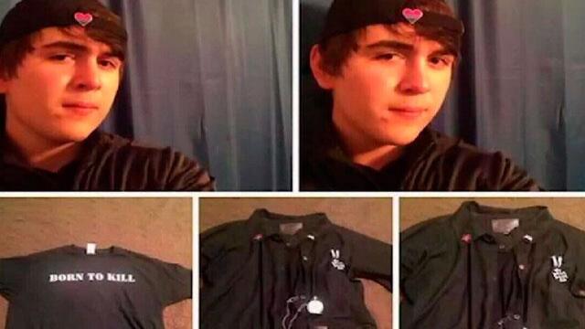 Presunto autor del tiroteo en Texas se tomaba fotos con camiseta de ‘Nacido para matar’ Presunto autor del tiroteo en Texas se tomaba fotos con camiseta de ‘Nacido para matar’