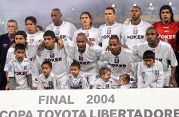 Once Caldas se coronó campeón de la Copa Libertadores en 2004.
