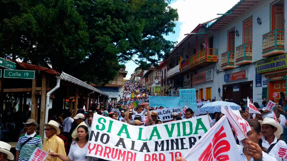 245702_Marcha en contra de la minería en Concordía, Antoquia / Foto: Cortesía Víctor Correa