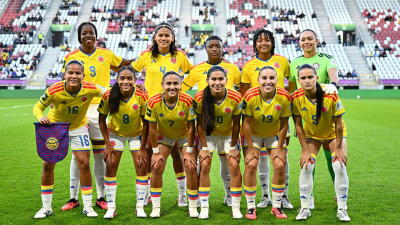 La formación titular de la Selección Colombia vs. Italia en el Mundial Femenino Sub-20.