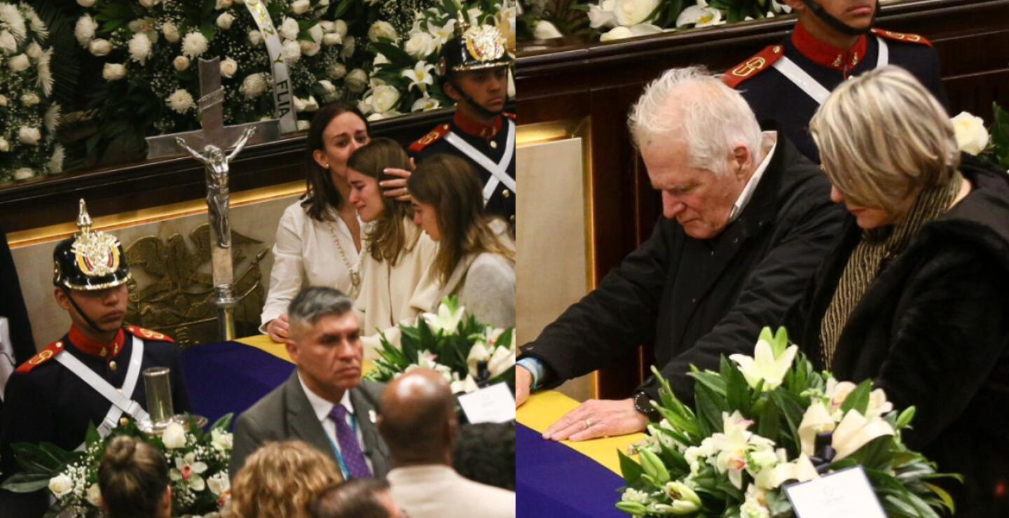 Féretro de Miguel Uribe 