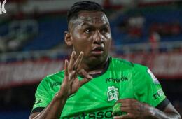 Alfredo Morelos, delantero de Atlético Nacional. 