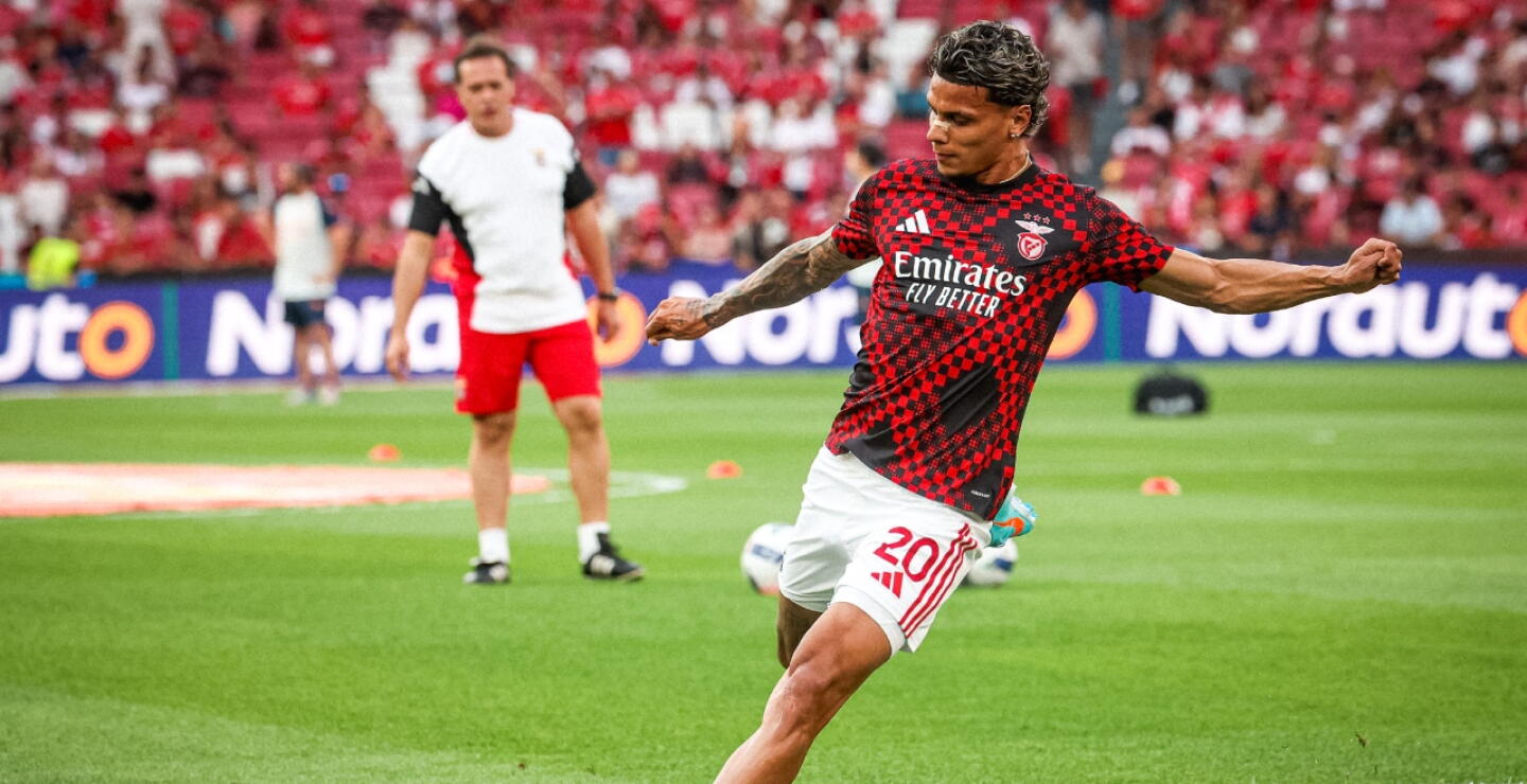 Richard Ríos, volante colombiano que milita en Benfica. 